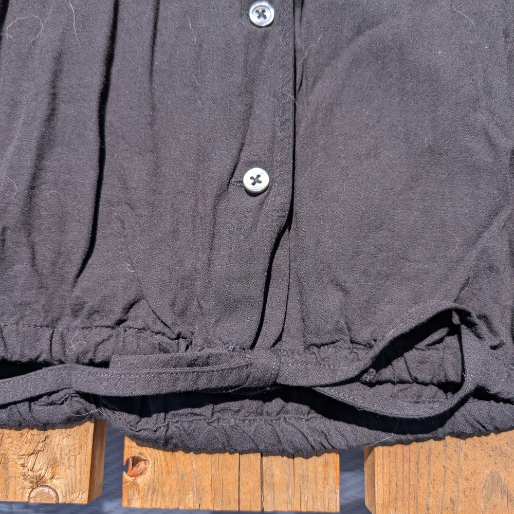 Levi's Black Blouse Short Sleeve Top - Picture 2 of 5